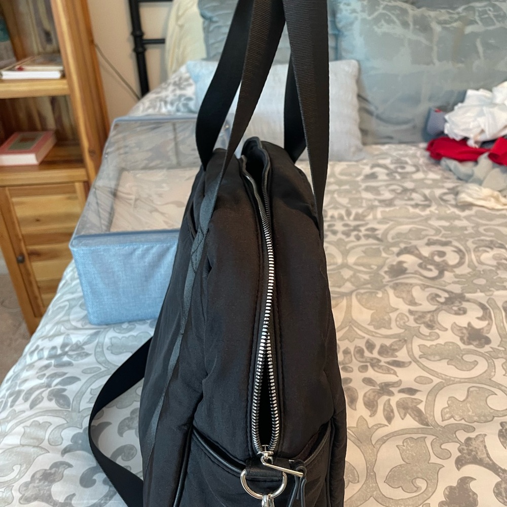 Isaac Mizrahi Black Nylon Handbag - Picture 10 of 12